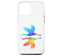 Grus Grus Carino Uccellino Amante Uccello Colorato Animale Custodia per iPhone 12 Pro Max