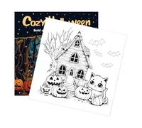 Gruseliges Malbuch Für Erwachsene - 24 Seiten Halloween Lustige Drucke, Einfaches Horror Basteln Malbuch, Halloween Malbuchbuch | Kinder Jugendliche Männer Frauen Anfänger Geburtstag Weihnachten