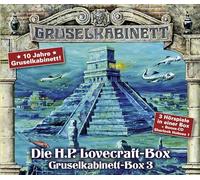 Gruselkabinett-Box 3 - Gruselkabinett - Box 3: Pickmans Modell, Der Tempel, Das Ding auf der Schwelle. Drei H.P. Lovecraft-Hörspiele + Bonus-CD.