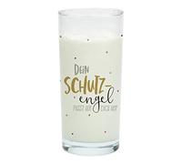 GRUSS & CO 46630 - Bicchiere con angelo custode, in vetro con decorazione, 50 cl, idea regalo