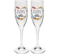 GRUSS & CO 47882 - Set di calici da spumante, motivo più bello, confezione regalo