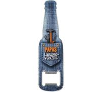 GRUSS CO Apribottiglie motivo ''Papas LieblingsWerkzeug'' | divertente apribottiglie con magnete | regalo per uomini | regalo per feste | 48599