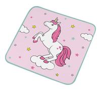 GRUSS & CO Asciugamano magico motivo unicorno, asciugamano ospite, 30 cm x 30 cm, cotone pressato, regalo, sacchetto per la scuola, compleanno dei bambini, 74091