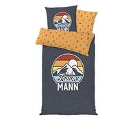 GRUSS & CO Lenzuola Matrimoniali Biancheria da letto in cotone, 135 x 200 cm, multicolore