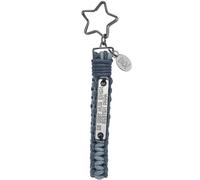 GRUSS & CO Portachiavi con motivo Bester Papà, portachiavi, passante macramè, lunghezza 11,5 cm, regalo per la festa del papà, regalo per gli uomini, regalo per papà | 48641, Blu, Länge 11,5 cm,