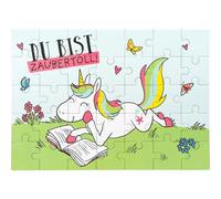 Gruss & CO - Puzzle a forma di unicorno, 35 pezzi
