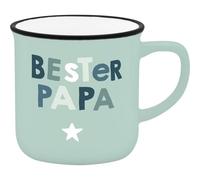GRUSS & CO Tazza da caffè con motivo Papà, mini tazza in porcellana, 10 cl, con nastro regalo, regalo per amici, compleanno, 74740
