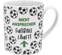 GRUSS & CO Tazza XL motivo calcio | tazza da caffè divertente in porcellana, tazza grande 60 cl | regalo da uomo, regalo per feste | 73883
