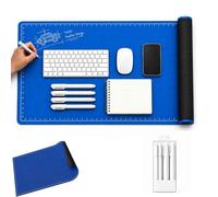 GRUXIMORPH Sottomano Da Scrivania Con Progetto Cancellabile A Secco | Set di tappetini da scrivania con progetto scrivibile, design fronte-retro, trasforma il desktop(1 Set)