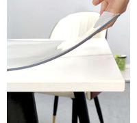 Gruytoie Copritavolo Impermeabile Trasparente 30x40cm, Tovaglia Rettangolare PVC Trasparente, Antimacchia, Resistente ai Graffi, Antiolio, Tagliabile, Protezione da Tavolo Trasparente