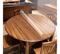 Gruytoie Rotondo trasparente Copritavolo 160cm/63inch, tovaglia in plastica PVC trasparente1.5MM, impermeabile, antimacchia, Resistente Calore, Protezione da tavolo trasparente