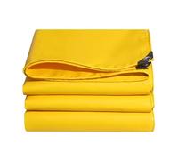 Gruytoie Telone PVC Telo Impermeabile 3.5x10m/11.5x32.8ft, Telone di Copertura con Occhielli, Telo Protettivo Copertura Multiuso, Antistrappo e Rinforzato, per Mobili Camion Piscina