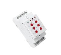 GRV8-10 Din Rail 3 Phase Voltage Monitoring Relay with Reset Time 0.1s-10s Voltage Relay 36mm Width BIANMTSW(GRV8-10 M265)