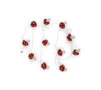 Gry & Sif Fatto a mano e certificato equo e solidale | Elegante design danese X artigiani nepalesi | Ghirlanda con funghi rosso ruggine
