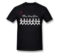 Gryeur Men's Three Days Grace Band Gone Forever Black T Shirt Large