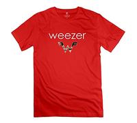 Gryeur Men's Weezer Screw Neck Design T-Shirt Medium