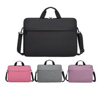 Grzhiyi Custodia per computer portatile e tablet, design elegante, resistente e impermeabile, in tessuto con manico, regalo per uomo e donna, colore nero, 13"