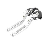 GRZPCJZM Compatibile con 690 Enduro 2008-2010 690 Enduro R 2009-2012 950 Super Enduro R Leve Frizione Pieghevoli for Moto(Silver)