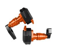 GRZPCJZM Compatibile con carenatura scorrevole anticaduta for KAWASAKI Ninja650 ER-6N ER-6F 2012-2016(Orange)