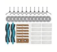 GRZPCJZM Compatibile con Cecotec Conga 13090 Spin Revolution Ricambi for la casa Spazzola laterale principale Filtro HEPA Sacchetto for panno for mocio(Dark Khaki)