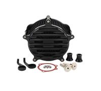 GRZPCJZM Compatibile con Il Filtro dell'Aria Harley Sportster, Kit di aspirazione for Filtro dell'Aria Nero XL883 XL1200 Forty-Eight Seventy-Two 48 72 Iron 883 1991-2024(Black)