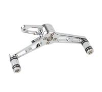 GRZPCJZM Compatibile con Le pedane del Cambio con Controllo avanzato del Tallone e della Punta della Motocicletta, compatibili con Harley Sportster Custom XL 883 1200 Nightster 1200N(Chrome A)