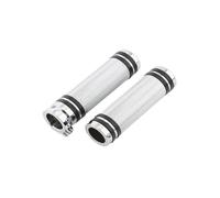 GRZPCJZM Compatibile con manopole for Moto da 7/8'' e 22 mm. Compatibili con Harley Street 500 750 XG500 XG750. Compatibili con Yamaha Kawasaki Suzuki Choppers Cruiser.(Chrome)
