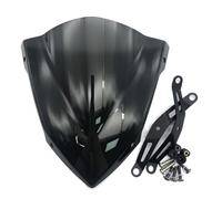 GRZPCJZM Compatibile con parabrezza anteriore for moto YAMAHA MT-25/MT-03 2020-2024, visiera deflettore antivento(Black)