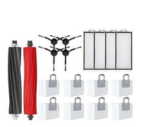 GRZPCJZM Compatibile con Q8Max Q8 Max Plus Q8Max+ Q5Pro Q5ProPlus Accessori Spazzola laterale principale Filtro Mop Borsa(18pcs)