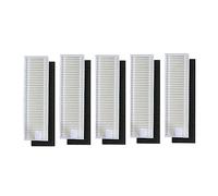 GRZPCJZM Compatibile con Rowenta X-plorer Serie 95 RG7975WH RG7987WH Robot Aspirapolvere Rullo Spazzola Laterale Panno Filtro(Light yellow)