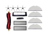 GRZPCJZM Compatibile con S5 MAX S50MAX S55MAX S6 MAXV Filtro Spazzola laterale/principale Vassoio Mop Box Accessori for aspirapolvere(Burgundy)