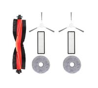 GRZPCJZM Compatibile con Xiaomi Robot Vacuum S20+ Plus B108GL / S10+ B105 Parti Rullo principale Spazzola laterale Filtro Hepa Panno for mocio(Light yellow)