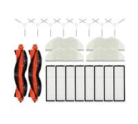 GRZPCJZM Compatibile con Xiaomi Robot Vacuum S40C / E101 Kit di accessori for pezzi di ricambio Filtro spazzola laterale principale(Light yellow)