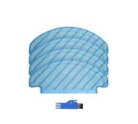 GRZPCJZM Compatibile con Yeedi Vac Hybrid/Max/Station/2/2Pro K781+, accessorio for filtro e sacchetto for mocio spazzola laterale principale(4 Mop)