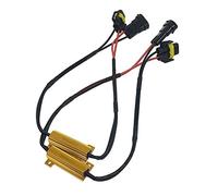 GS 2PCS H8/H11 auto LED DRL faro fendinebbia 50 W 6OHM resistore Canbus senza errori cablaggio decoder cablaggio adattatore