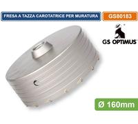 GS OPTIMUS FRESA PERFORATRICE A TAZZA M22 PER PIETRA CEMENTO CALCESTRUZZO