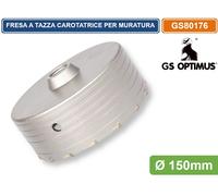 GS OPTIMUS FRESA PERFORATRICE A TAZZA M22 PER PIETRA CEMENTO CALCESTRUZZO