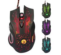 GS Professionale Gamer 2400DPI LED Ottico 6D USB Wired Gioco Mouse Gaming Mouse Computer Per PC Laptop
