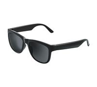 GS01 Occhiali da sole Bluetooth intelligenti, occhiali da sole audio con altoparlante, lenti polarizzate UV400, musica con orecchie aperte, controllo touch, Nero