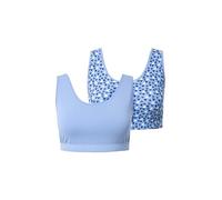 gs1 data protected company 4069787000005 2pcs Bustiers, Sweet Check Bra, Blu Ghiaccio, 52-54 Donna