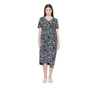 gs1 data protected company 4069787000005 Abito da Donna con Stampa Floreale, Blu Marino, 52-54