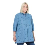 gs1 data protected company 4069787000005 Camicia da Donna con Ricamo, Blu Denim, 52/54 IT
