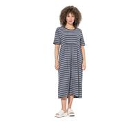 gs1 data protected company 4069787000005 Jersey-Kleid, Streifen,überschnitten NAN, Blu Marino, 52-54 Donna
