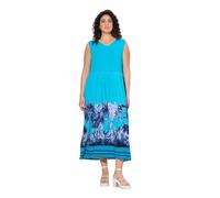 gs1 data protected company 4069787000005 Jerseykleid mit Palmenbordüre NAN, Acqua Profonda, 56-58 Donna