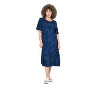 gs1 data protected company 4069787000005 Jerseykleid mit Tonigem Kachel Print NAN, Blu Scuro, 68/70 IT Donna