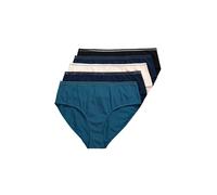 gs1 data protected company 4069787000005 Midislips, 5er-Pack, Häkelspitzen-Band Mutande, Blu Notte, 62-64 Donna