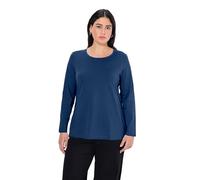 gs1 data protected company 4069787000005 Shirt, Slim, Rundhalsausschnitt, Langarm T, Blu Scuro, 52/54 IT Donna
