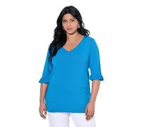gs1 data protected company 4069787000005 Strickpulli mit Rüschenärmel Maglione Cardigan, Nero, 56-58 Donna