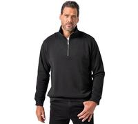 gs1 Data Protected Company 4069787000005 Uomo Jp1880 Troyer, Sweat, Collare con Cerniera, Tasca a Marsupio, Fino a 8 XL Felpa, Nero, 8XL