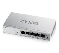 Zyxel Switch PoE 5 Porte | Switch Ethernet Gigabit Web Managed | 4 Porte PoE+ Budget 68W | QoS, Link Aggregation, VLAN, IGMP Snooping | Senza ventola | Desktop [GS1200-5HPv3]